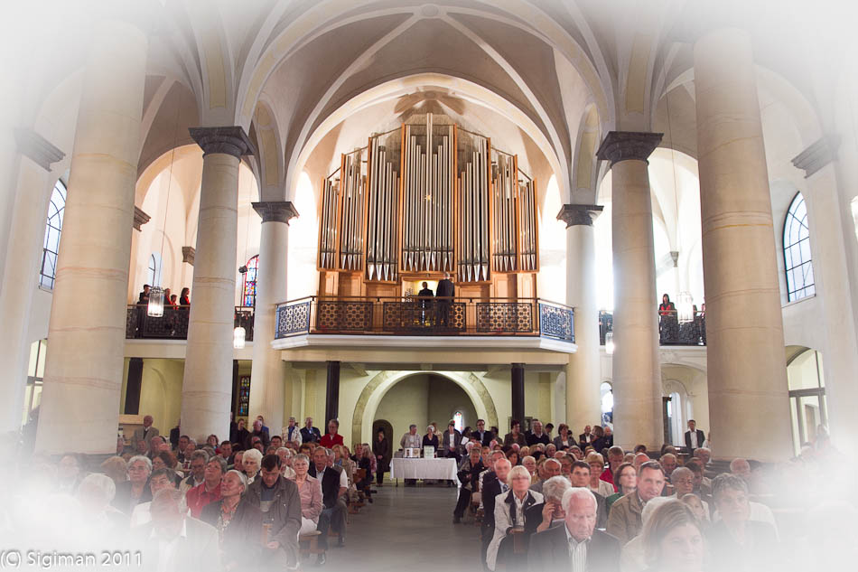 Eule-Orgel Einweihung