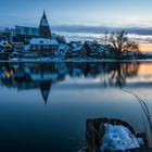 Eulenspiegelstadt Mölln bei Sonnenuntergang