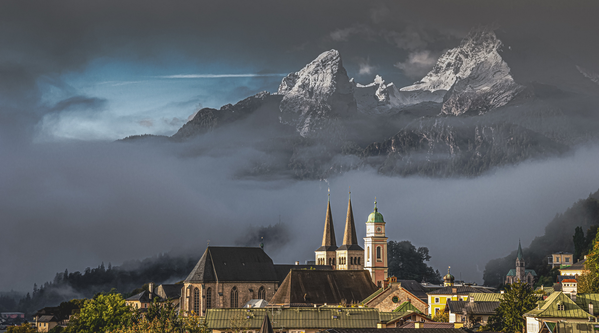 Eure Majestät der Watzmann im Nebel.....