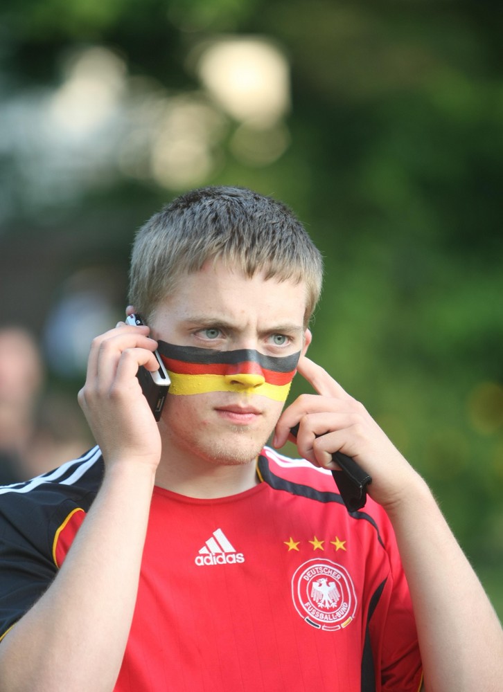 EURO 2008 Finale Deutschland Spanien >Ernsthaftigkeit Foto & Bild