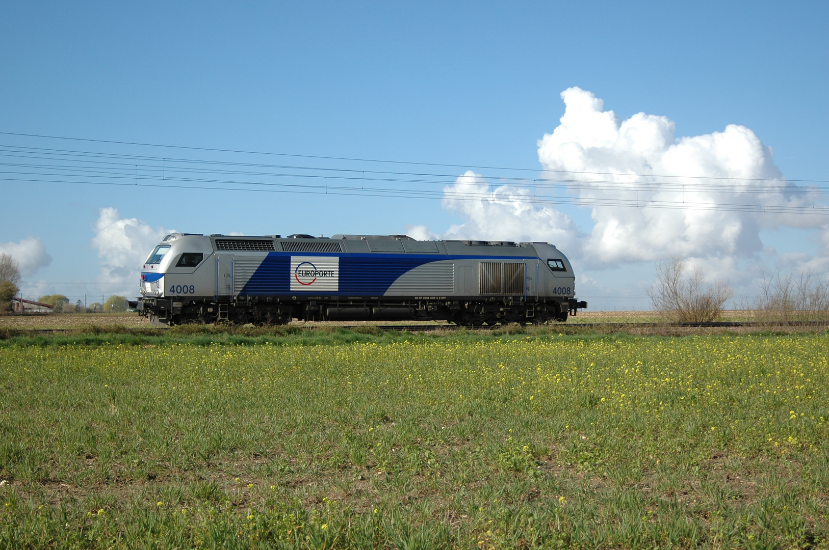 Euro 4008 Europorte, à l'entrée d'Hazebrouck