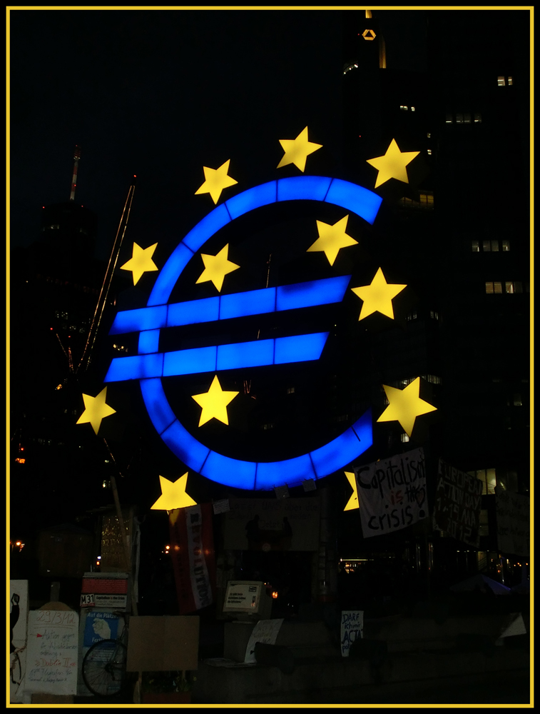 Euro im Blick von Occupy