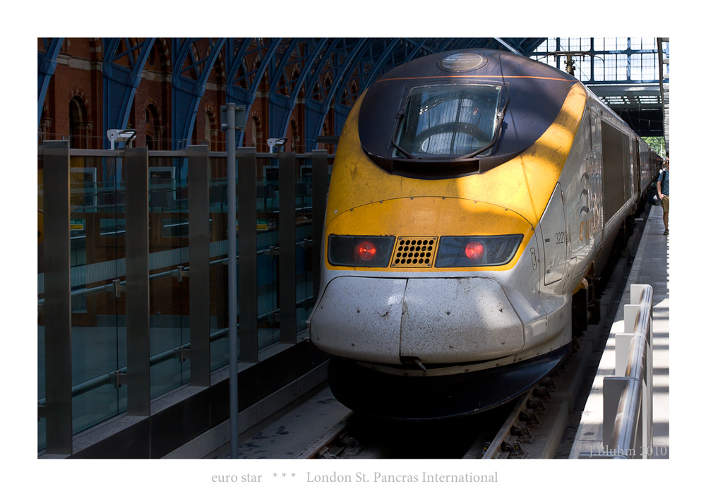 euro star - London St. Pancras - << HIGH SPEED RAILWAY >>