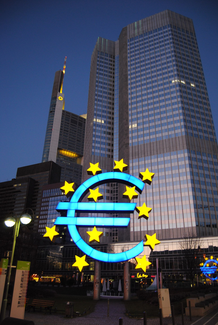 Euro-Symbol in Frankfurt