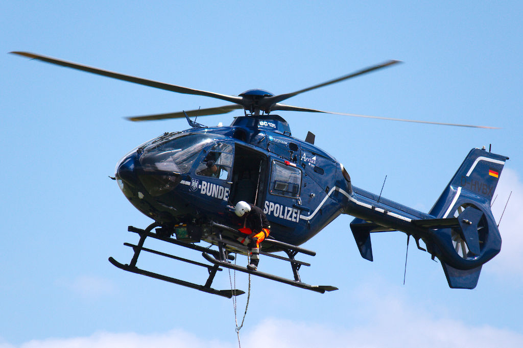 Eurocopter EC-135 of the German Federal Police (D-HVBX)