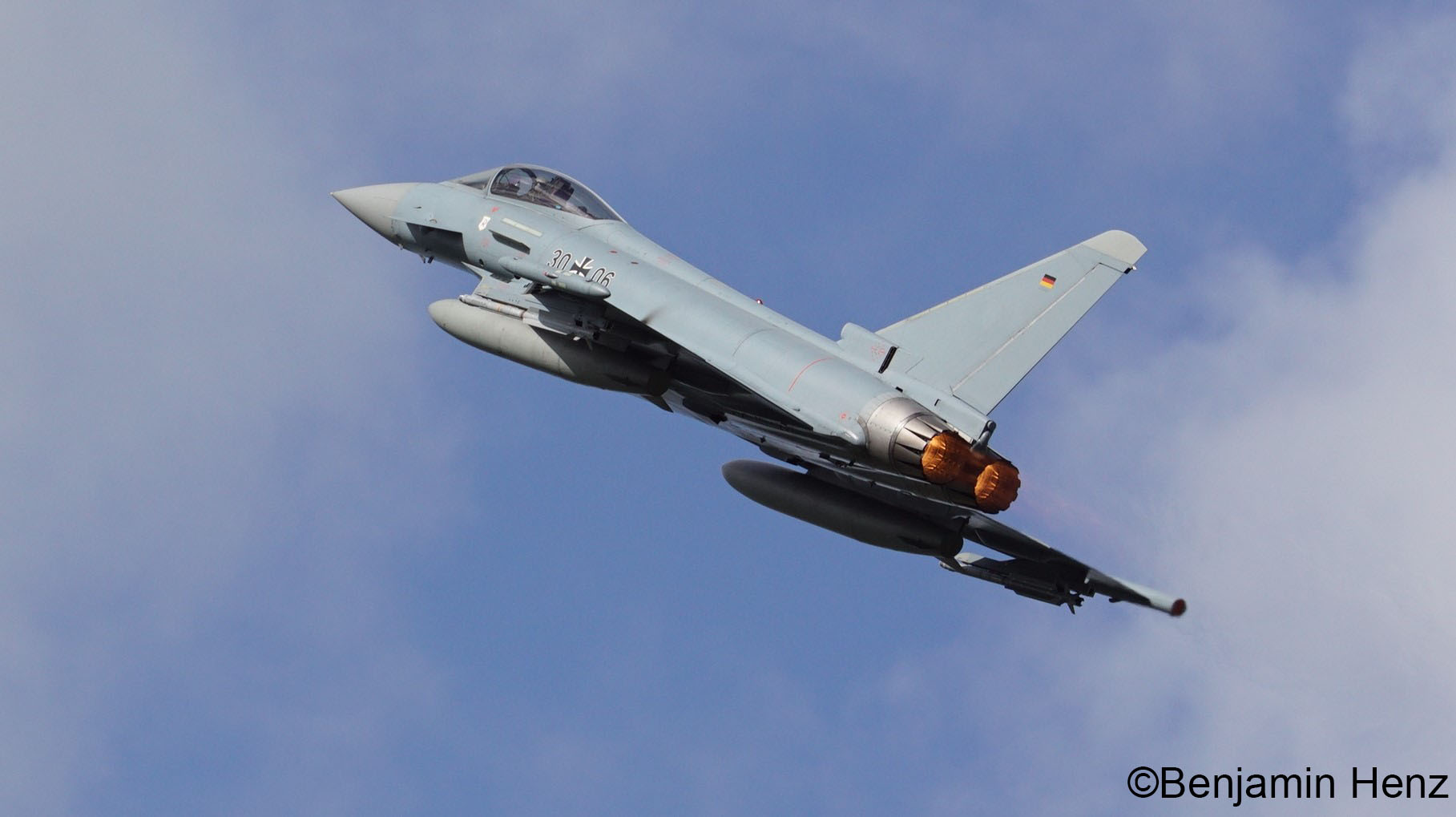 Eurofighter 30+06 take off at Wittmund Airbase (ETNT)