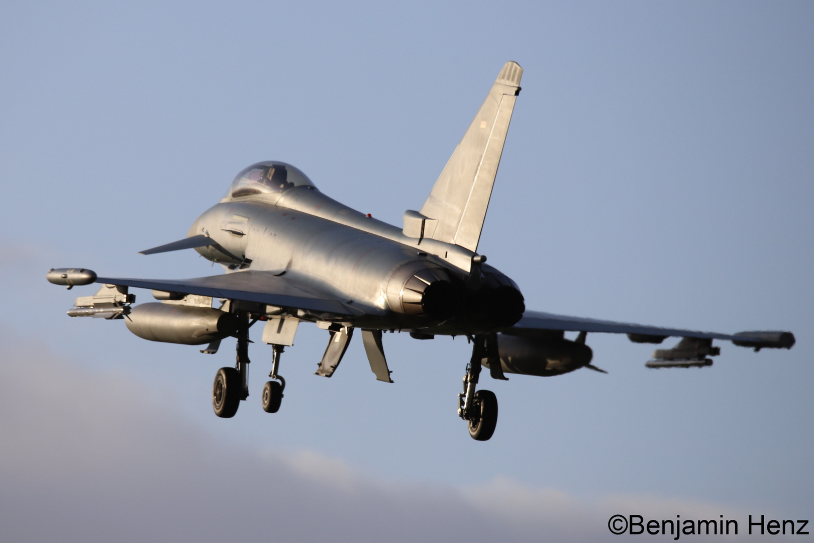 Eurofighter 30+92 landing at Wittmund Airbase (ETNT)