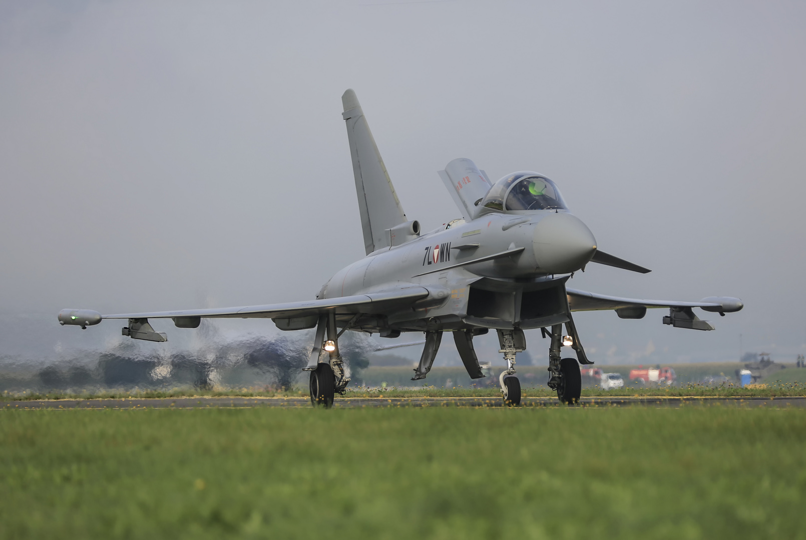 Eurofighter auf dem Taxiway