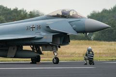 Eurofighter bei den Startvorbereitungen
