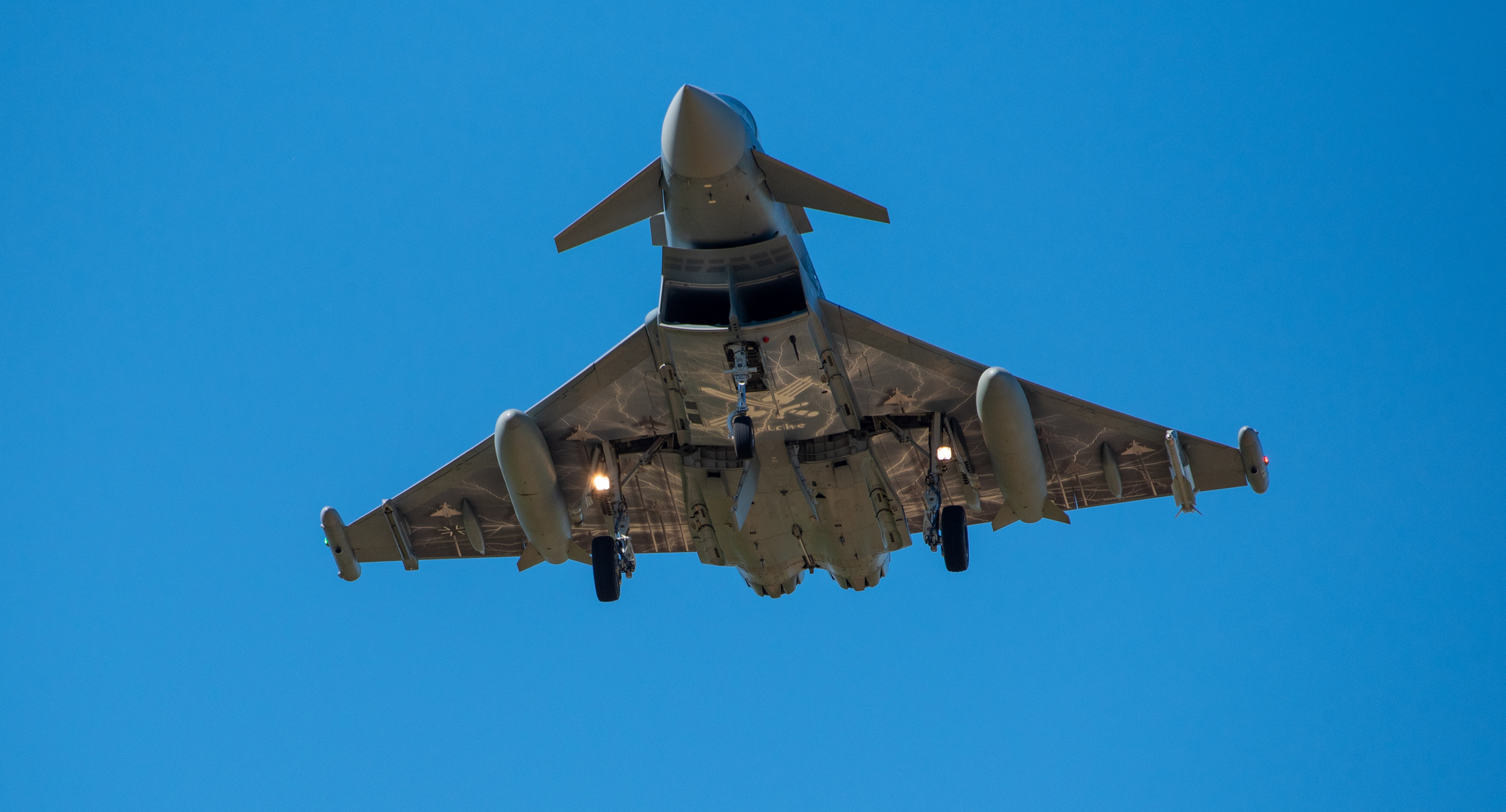 Eurofighter bei der Landung