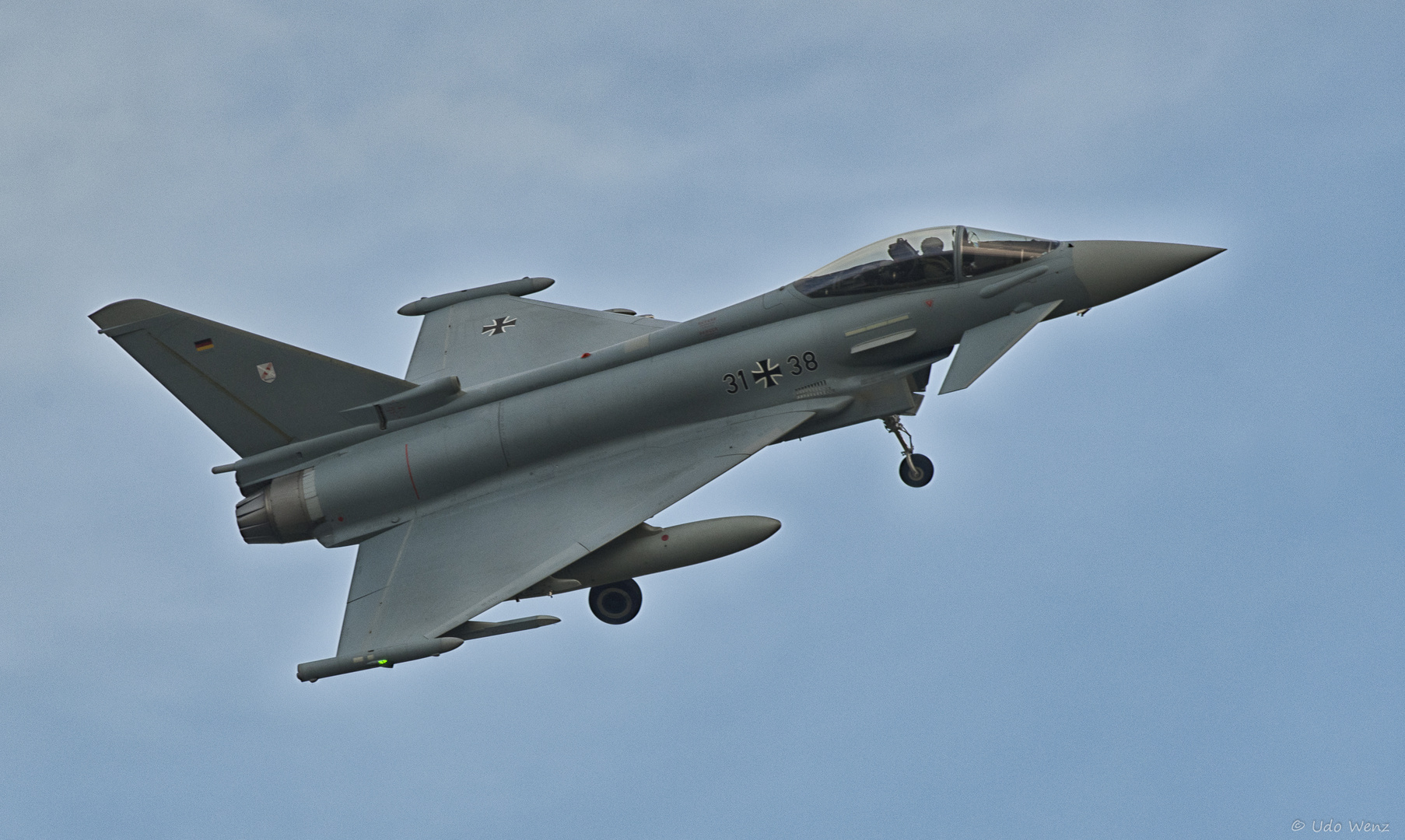 Eurofighter im Landeanflug