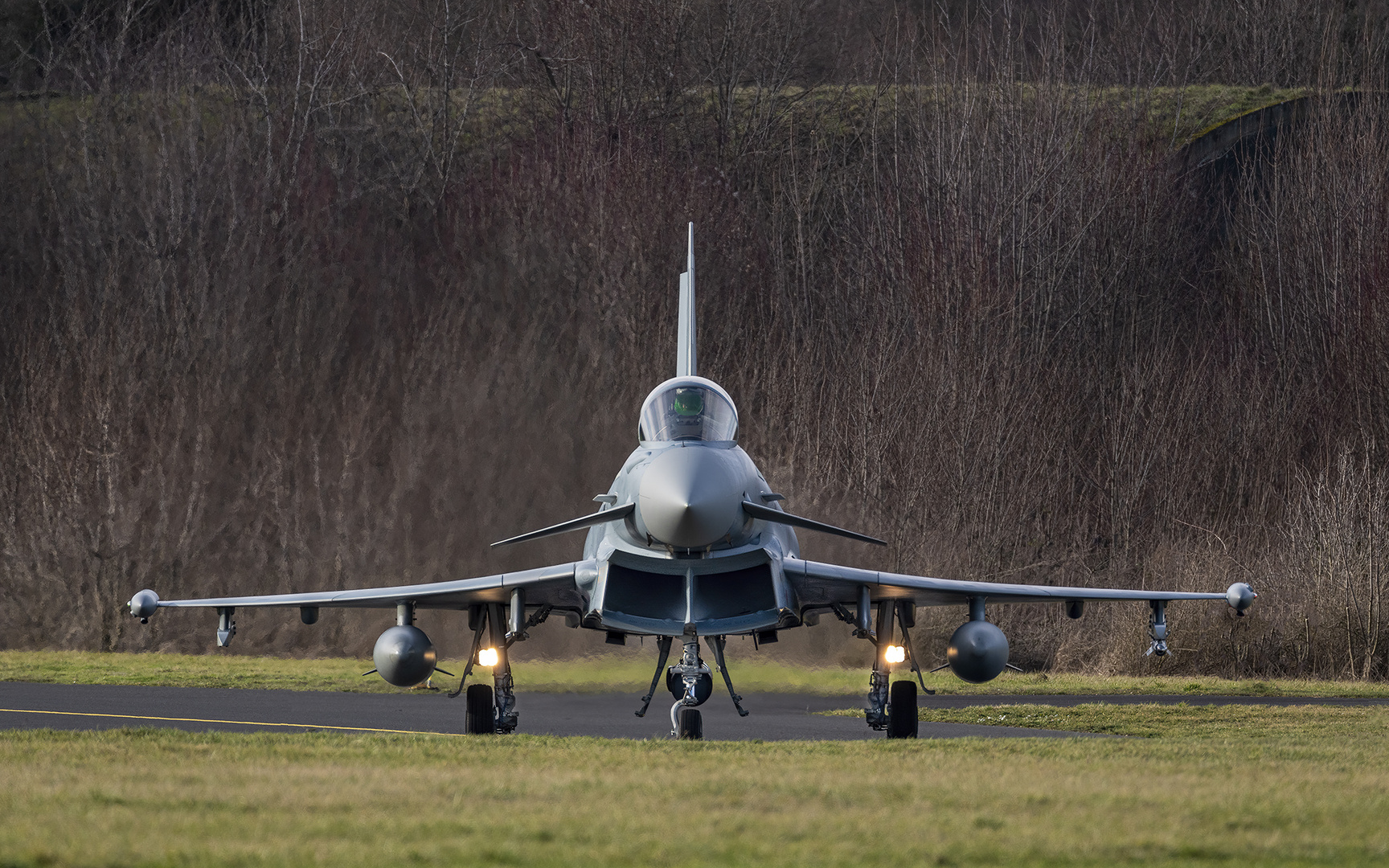 Eurofighter in Startaufstellung