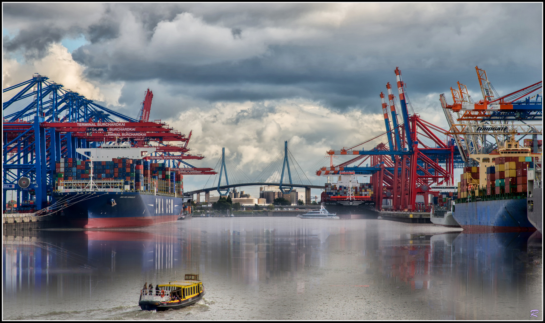 Eurogate Container Port in Hamburg