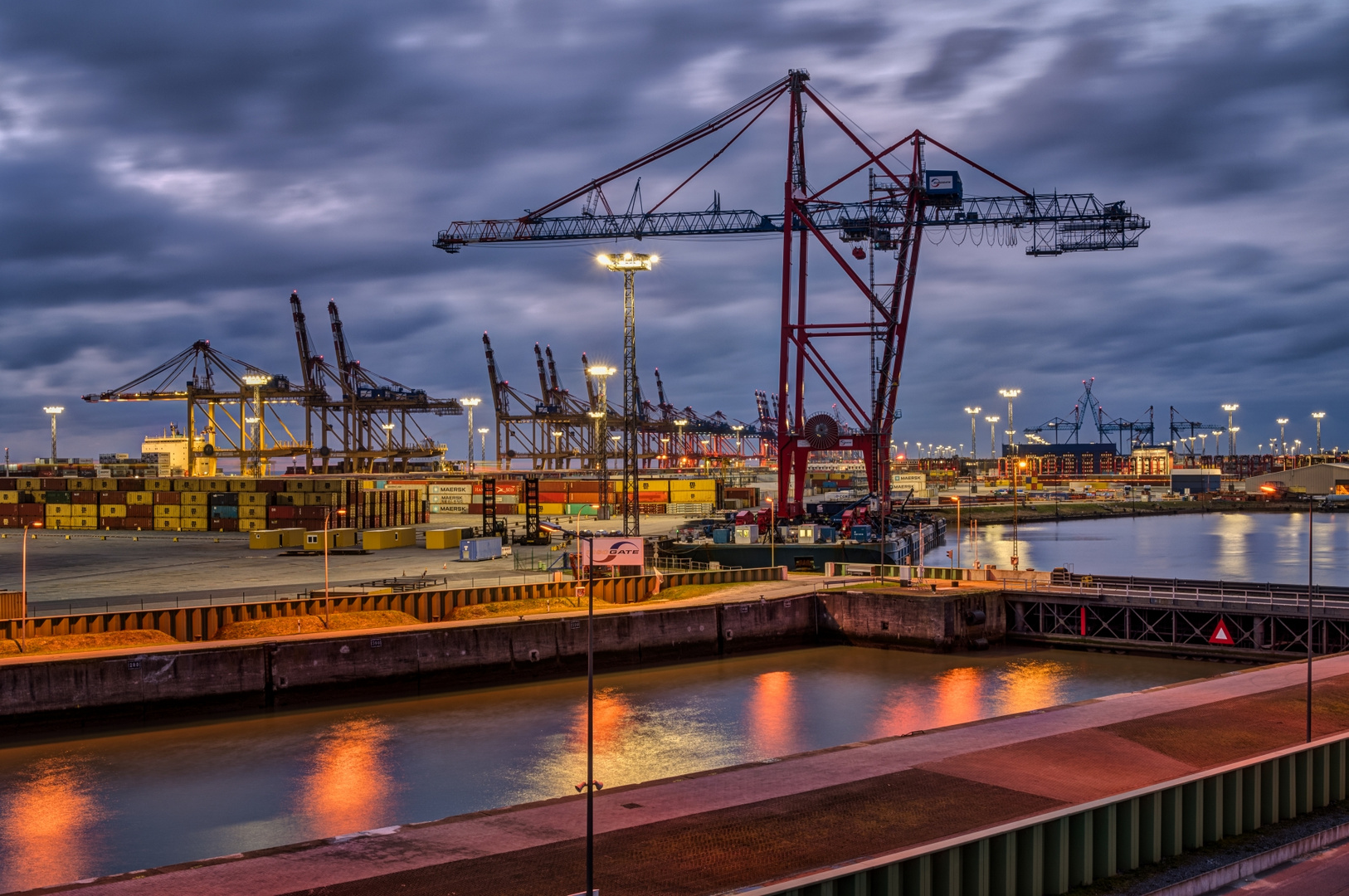 Eurogates neue Containerbrücke fürs Hamburg Terminal