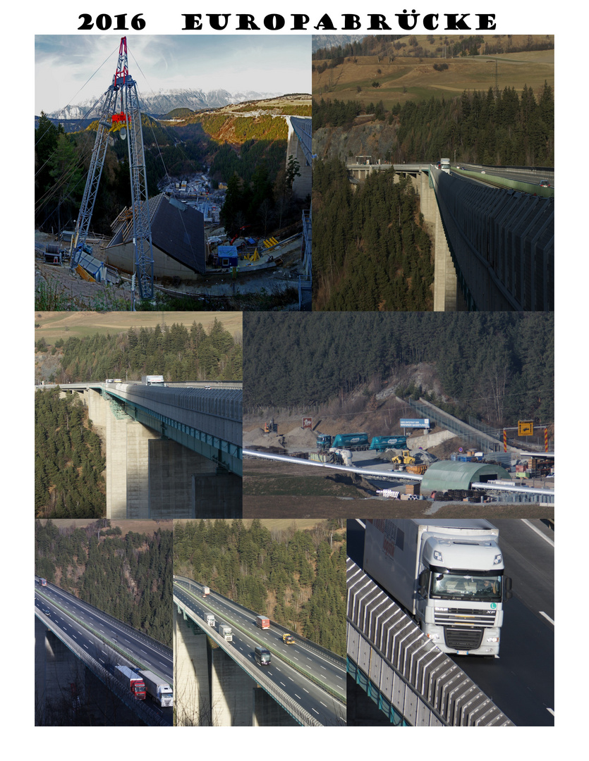 Europa-Brücke 953 collage