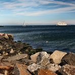 Europa liegt vor Warnemünde...