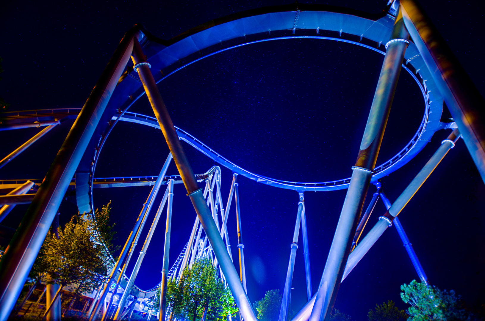 Europa Park bei Nacht