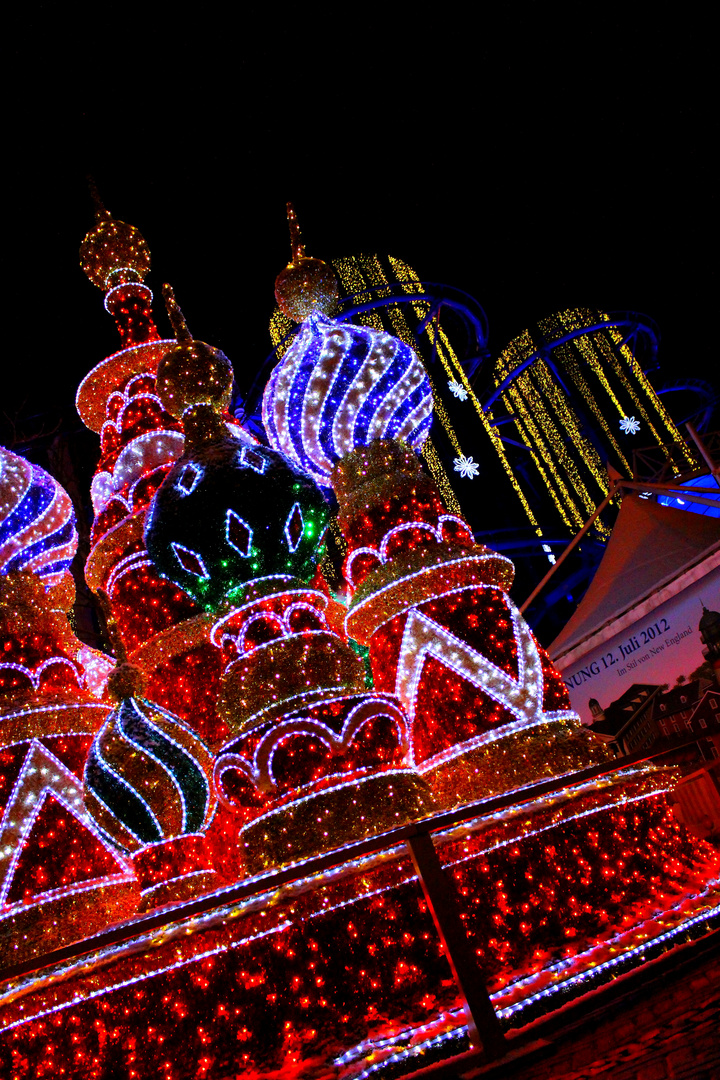 Europa Park bei Nacht