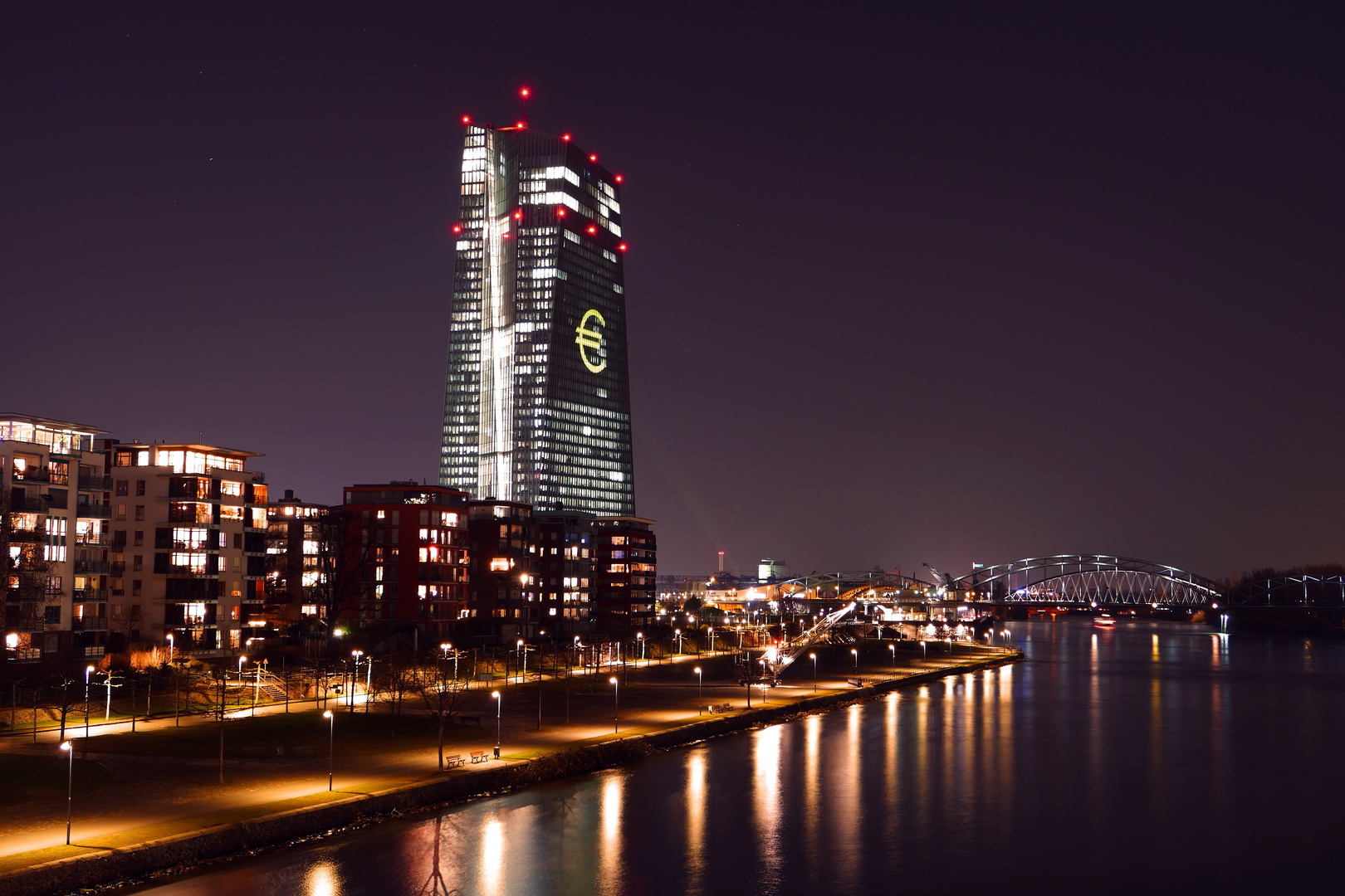 Europäische Zentralbank in Frankfurt