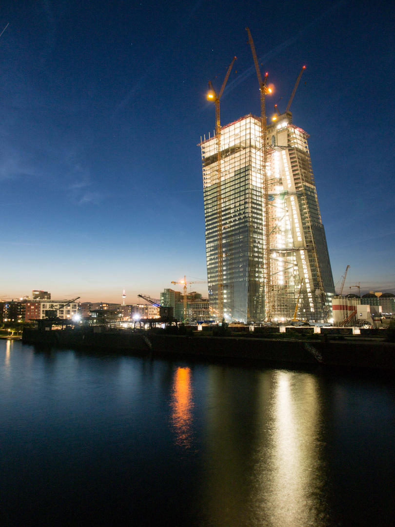 Europäische Zentralbank under Construction