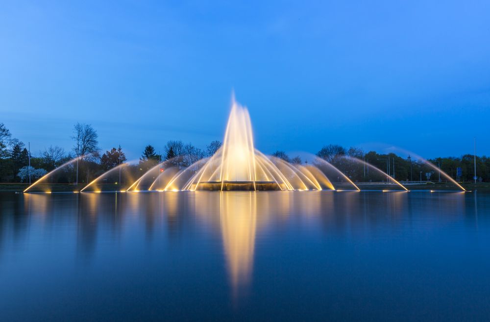 Europaplatz Brunnen in Aachen