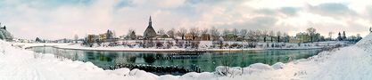 Europasteg über die Salzach vorrauss. Baubeginn 2005 von H. Hermeter