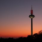 Europaturm bei Dämmerung