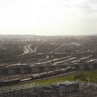 Eurotunnel-Terminal Folkestone (mit Eurostar im HG)