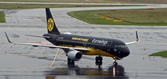 EUROWINGS / Der Mannschaftsairbus des BVB