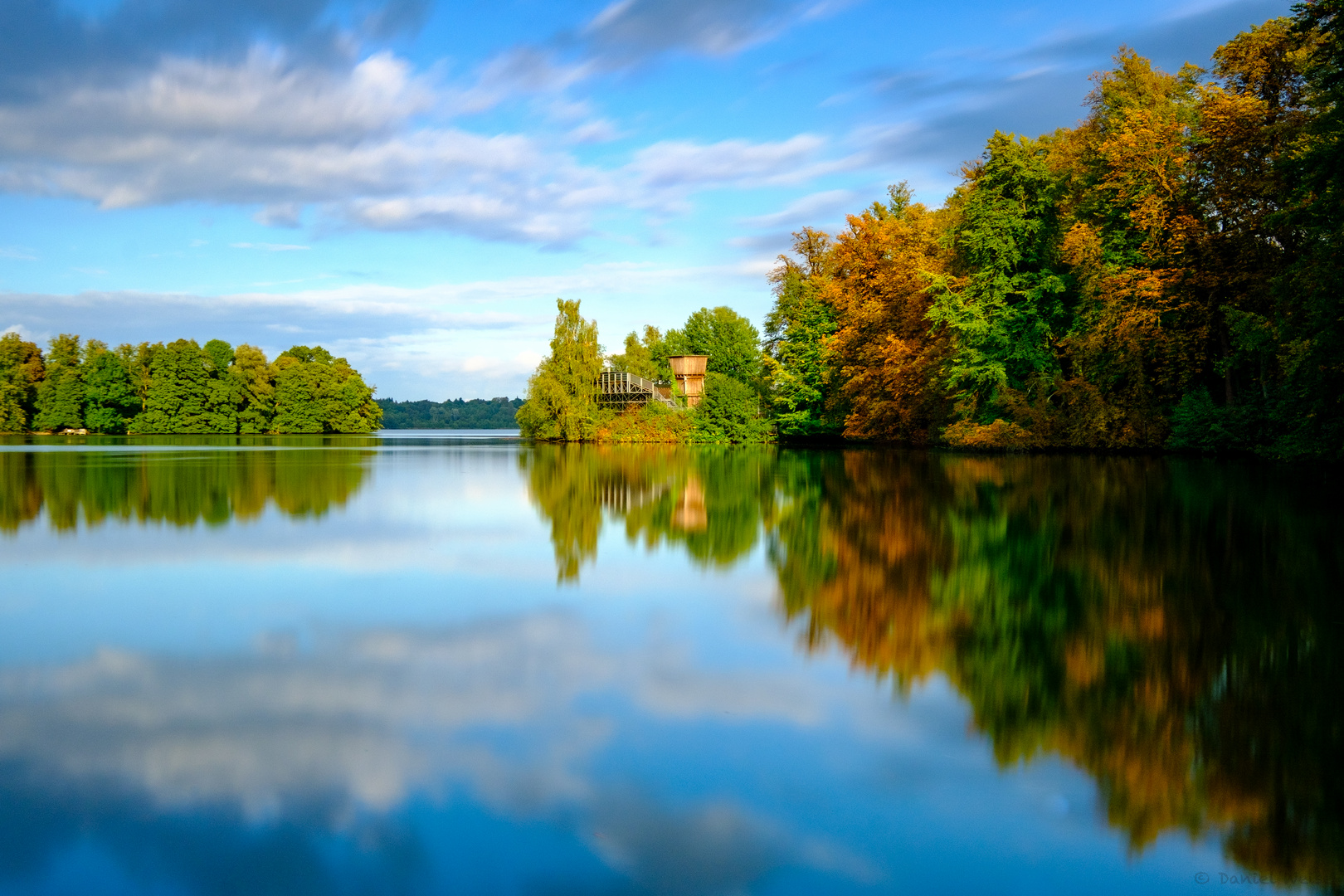 Eutiner Seebühne im Herbst