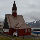 Ev. Kirche in Longyarbyen Sommer 2014