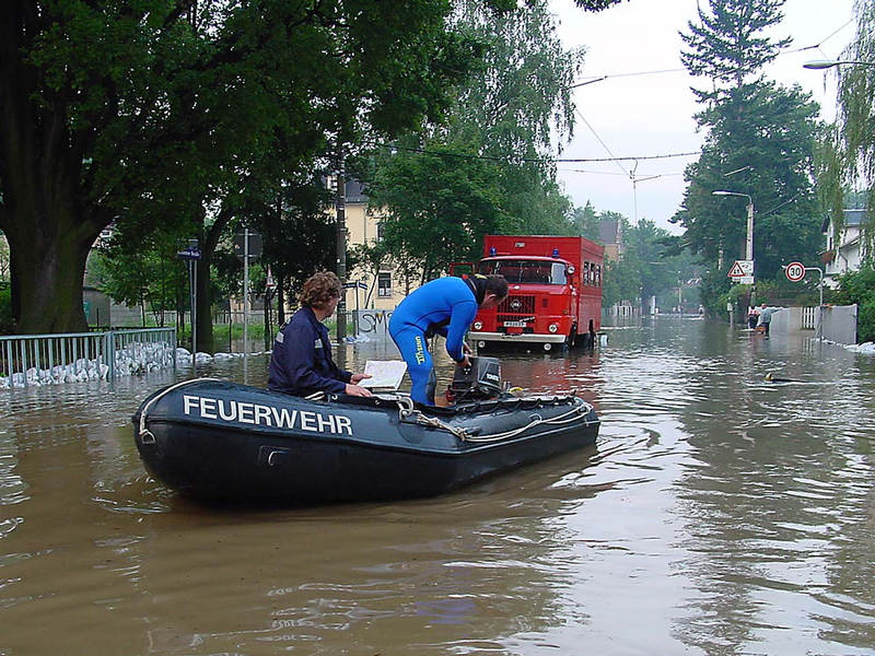 Evakuierung Laubegast