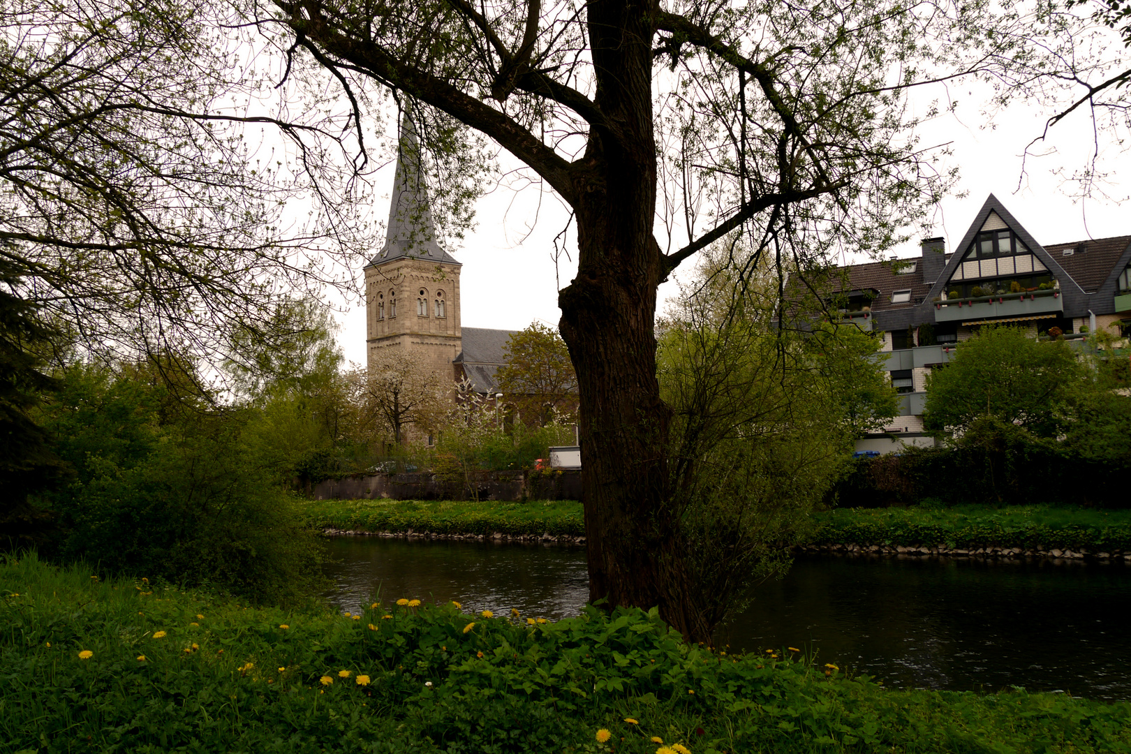 Evangelische Kirche in Leichlingen und Wupper.