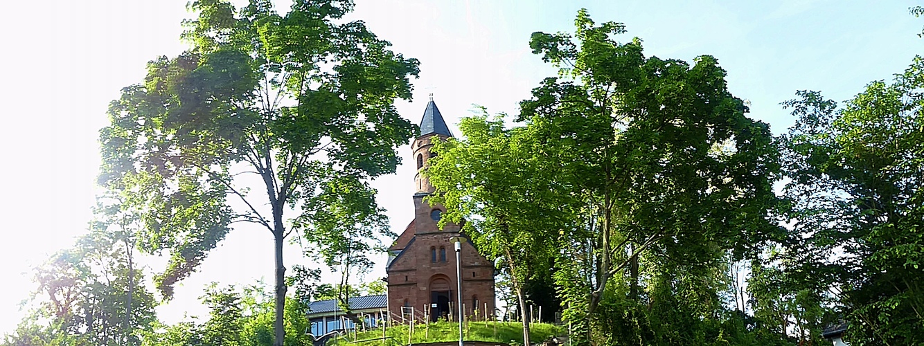 Evangelische Kirche in Lorsch/Hessen.