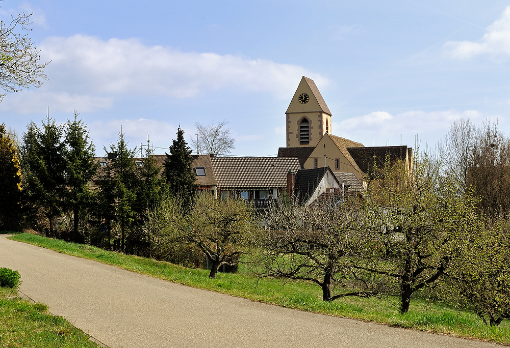 Evangelische Kirche v. Rötteln - ein kleiner Weiler von Lörrach - Nr.1