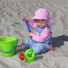 Eveline am Strand ...