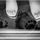 "even footprints"  ;-)