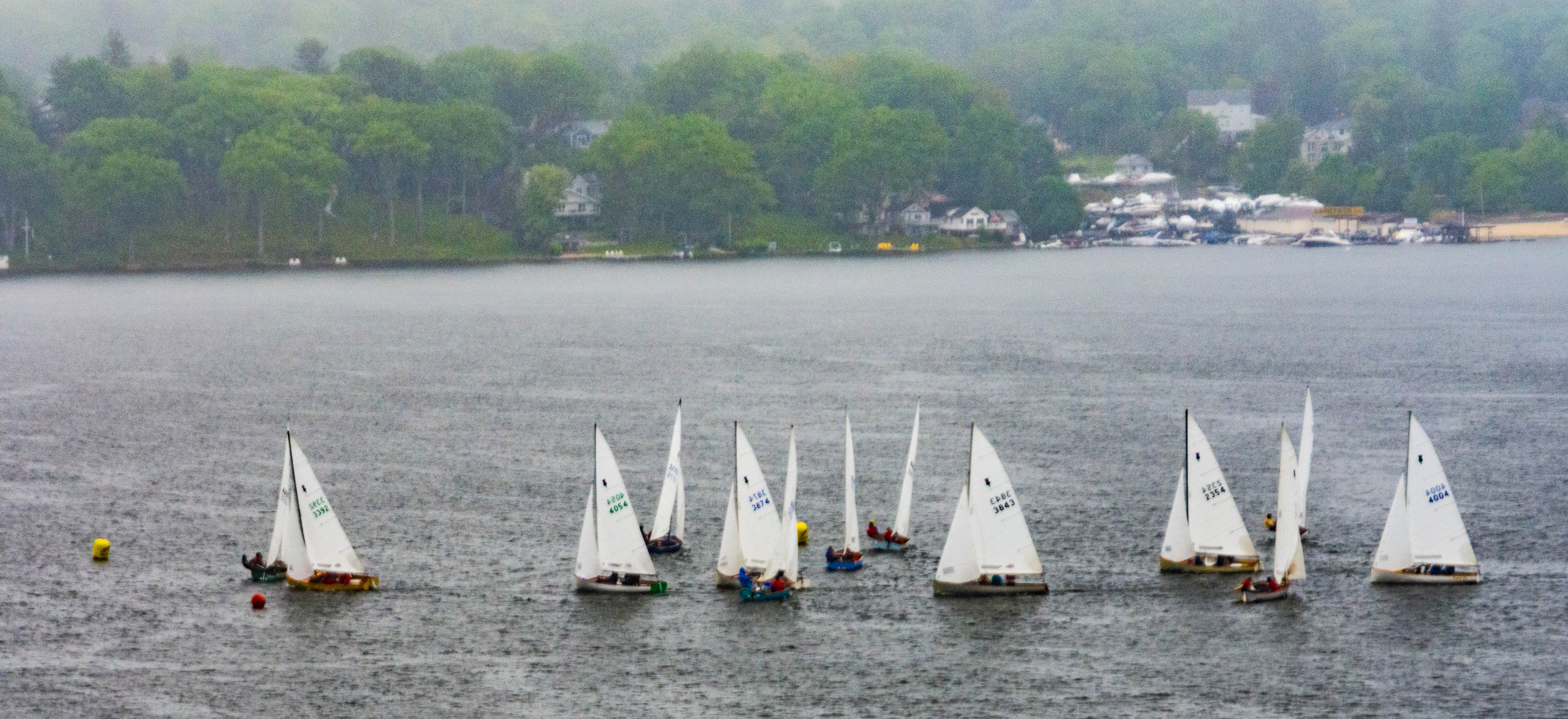 Even in Fog and Rain, we race!