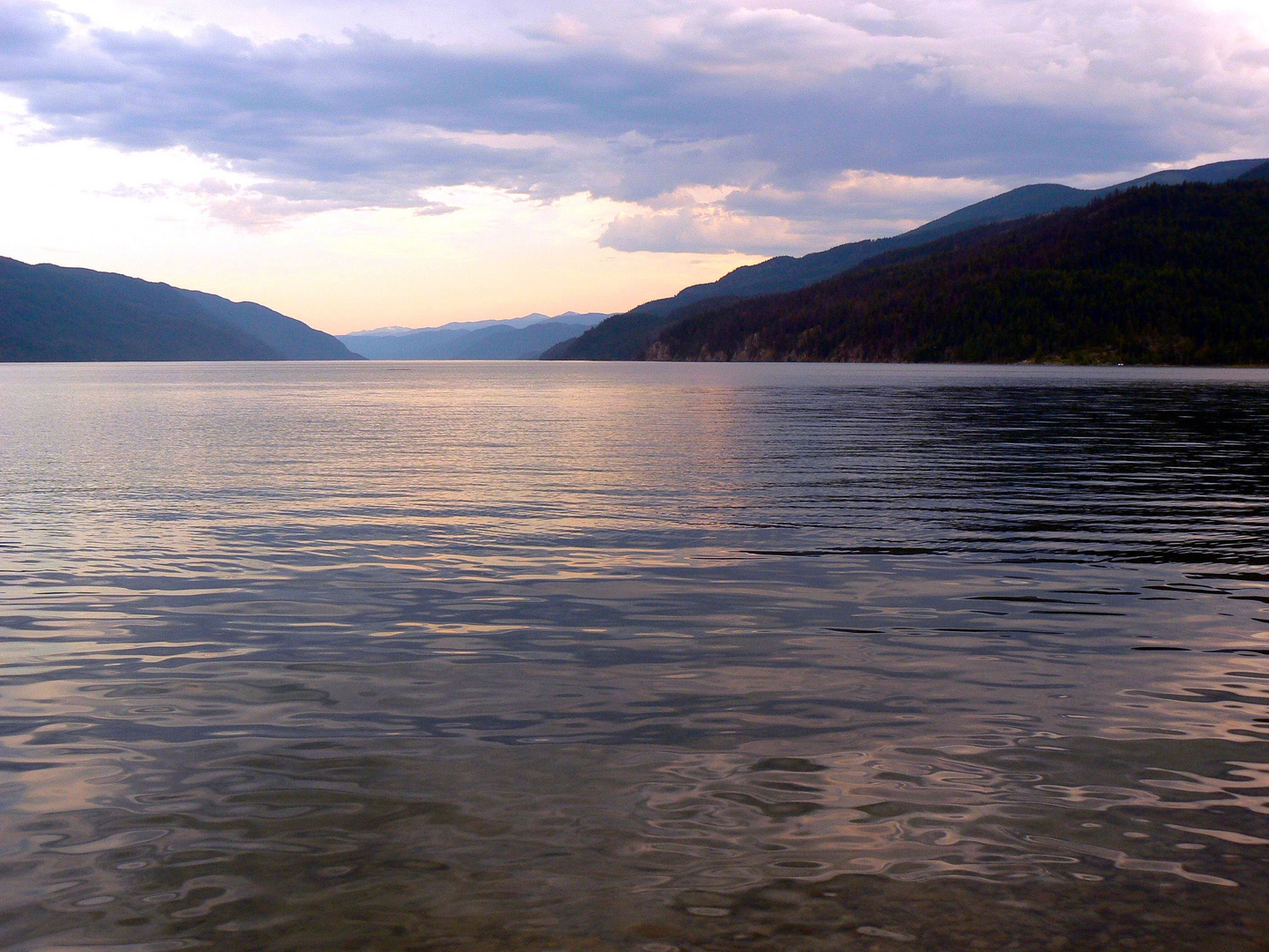 Evening at Arrow Lake