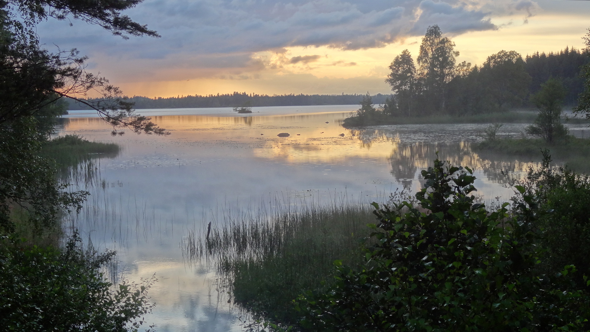 Evening at my lake