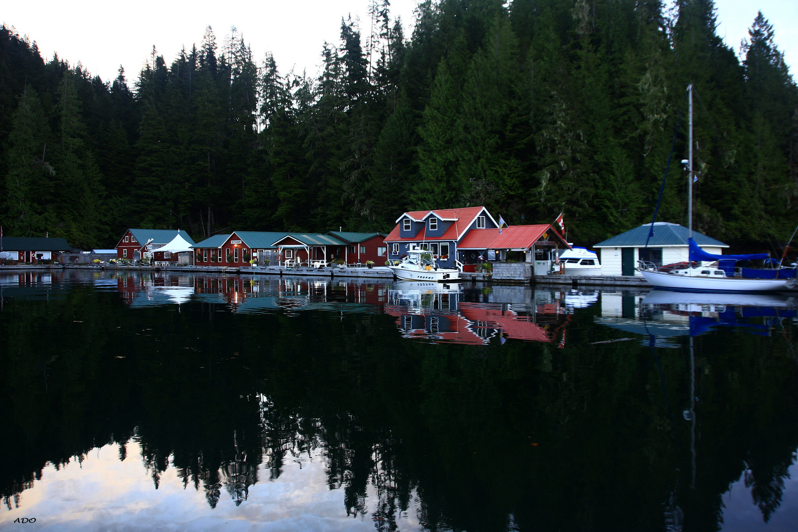 Evening at Sullivan Bay