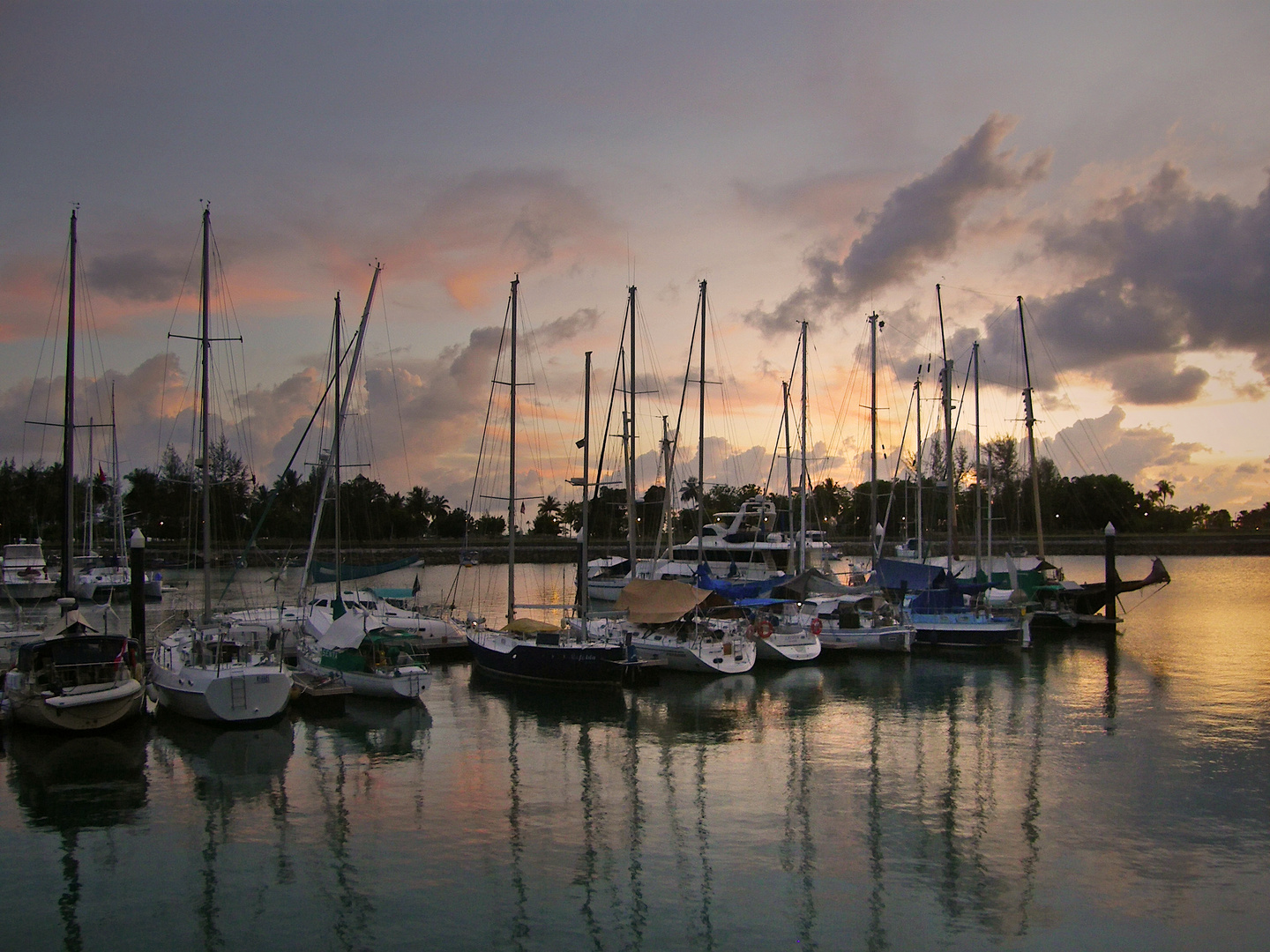 Evening at Telaga Harbour