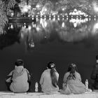 Evening at the lake - in the center of Hanoi.