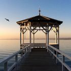 evening at the lake of constance