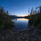 Evening at the lake shore