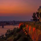 Evening at the Petrovaradin fortress