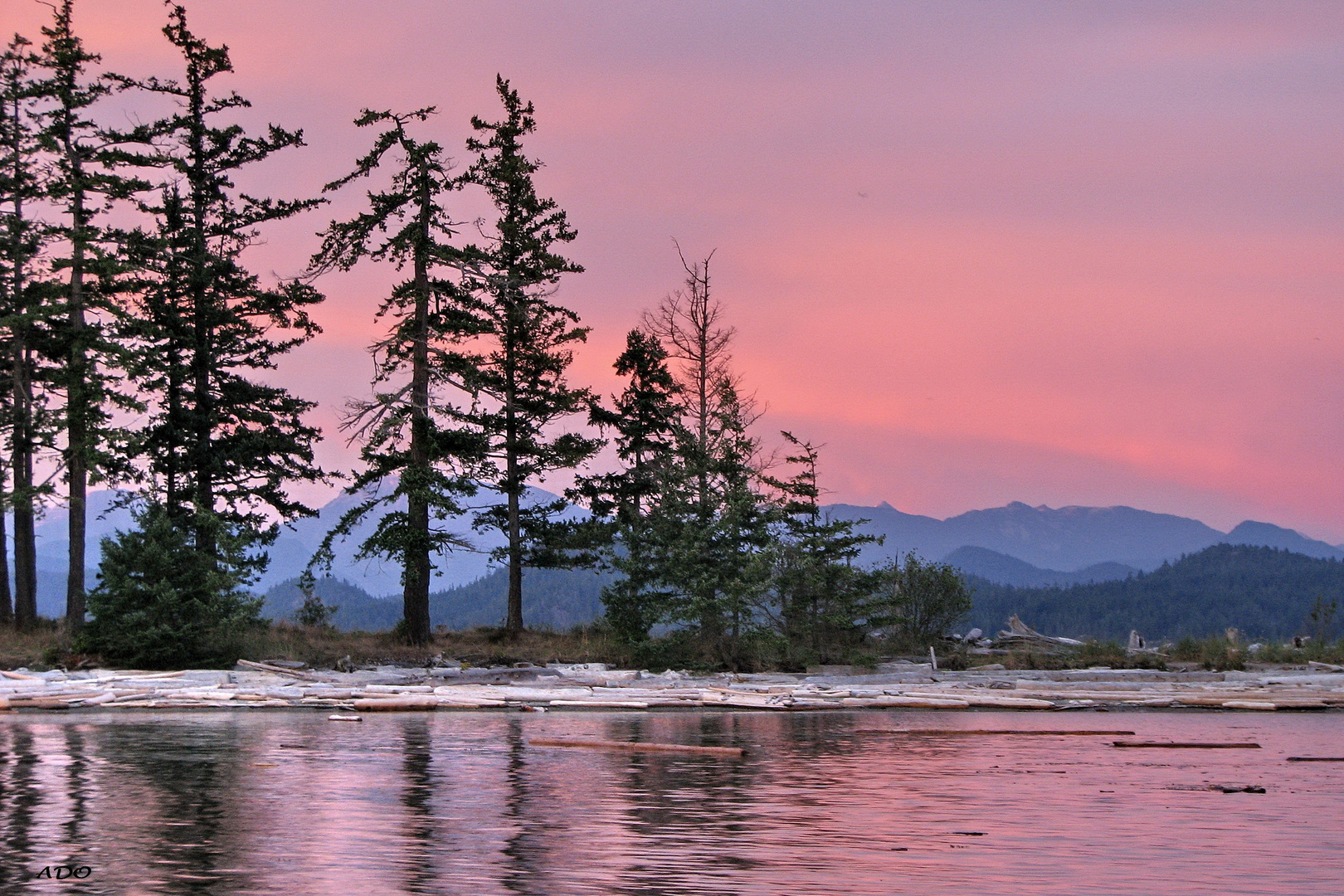 Evening at the Rebecca Spit