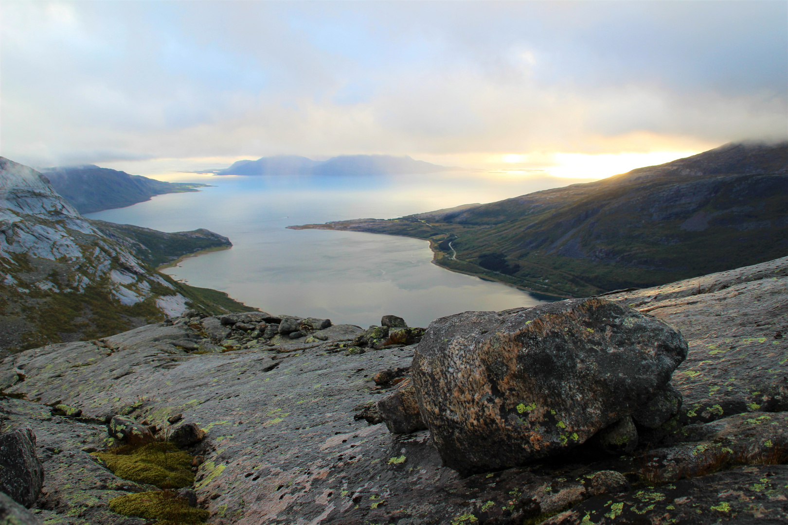 Evening atmosphere at the Fjord