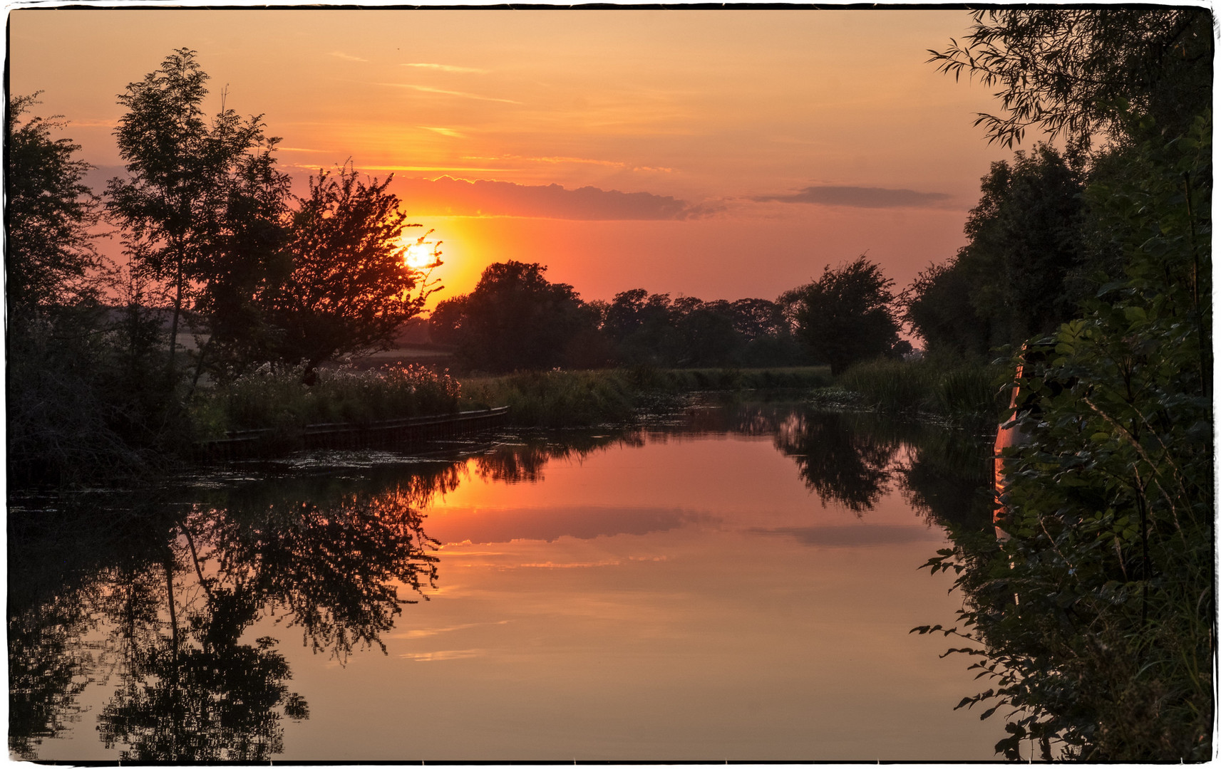 Evening by the Canal