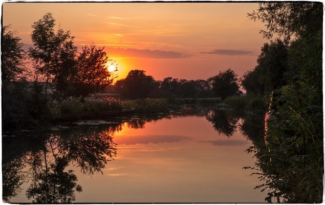Evening by the Canal